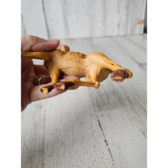 Vintage large Italian sheep nativity plastic fontanini tan Xmas statue figurine - Picture 9 of 9